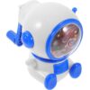 Cartoon Manual Pencil Sharpener for Students Adjustable Tip Blue