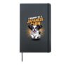 Cartoon Pet Dog Canine Toy Breed I wanna be a Japanese Chin Hardcover Journal, Black