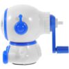 Cartoon Space Astronaut Handheld Pencil Sharpener for Students Blue