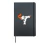 Cartoon TREX does Tang Soo Do Hardcover Journal, Black