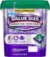 Cascades Platinum Plus Dish Detergent Pacs, 82-Count, Grease Fighting and 2X Scrubbing Power