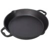 Cast Iron Skillet with Dual Helper Handles, 47 x 46 cm