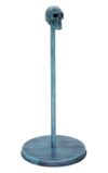 Cast Iron Skull Paper Towel Holder Stand Up Paper Towel Holder, Easy One-Handed Tear Kitchen Paper Towel Dispenser with Weighted Base for Standard Paper Towel Rolls,Turquoise