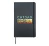 Cat Dad The Man The Myth The Snack Dealer Cat Fathers Day Hardcover Journal, Black