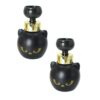cat paw Foam soap Dispenser Cat Paw Print Soap Dispenser, Black Kitty Foaming Hand Soap Bottle with Pump, Creates Adorable Paw-Shaped Foam, Refillable Eco-Friendly Design for Bathroom Kitchen, 2pcs