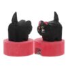 Cat Pencil Sharpener Novelty Wooden 2pcs Single Hole Manual Supply