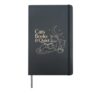 Cats Books And Quiet Cat Lover Reading Hardcover Journal, Black
