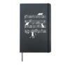 Cats Fan Music Sheet Music Notes Hardcover Journal, Black