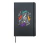 Cats Fan Music Sheet Music Notes Hardcover Journal, Black