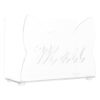 Cat Shaped Acrylic Mail Holder for Desk and Countertop Use