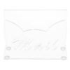 Cat Shaped Acrylic Mail Holder for Desk File Organizer