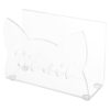 Cat Shaped Acrylic Mail Organizer for Desk and Papers