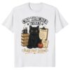 Cat Teacher Vibes T-Shirt Kawaii School Supply Graphic Tee