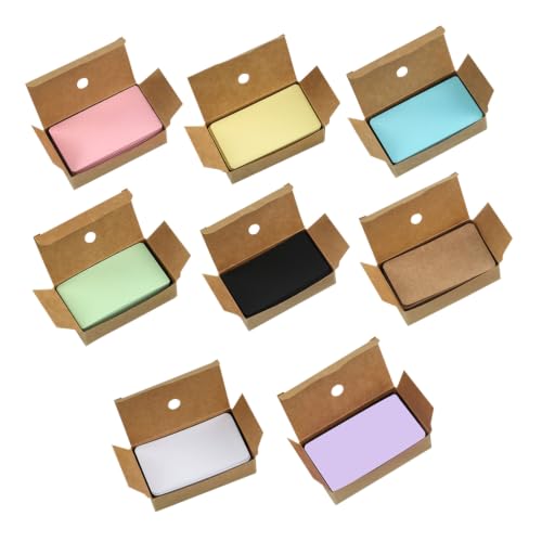 CAXUSD 800pcs Colored Blank Index Cards 3.5x2 Inches Heavy Weight Paper with Smooth Writing Surface for Note-taking and Vocabulary Study, for School and Office Use Random Color