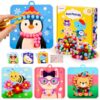 Caydo Pom Poms Art & Crafts Kit for Kids Ages 3 4 5 6