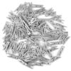 CCINEE 100 PCS Mini Wooden Clothespins, 1 Inch Silver Small Craft Clothes Pins for Photo Clips Scrap Booking Crafts Hanging Pictures Gift Wrapping