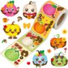 Ceiba Tree Pumpkin Stickers for Kids