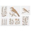 C'eitura Christmas Painting Stencils Set Reusable PET Garden Holiday