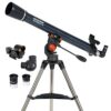 Celestron AstroMaster 70AZ Refractor Telescope for Moon & Planet Viewing