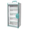Cell Phone Storage Locker Cabinet with Lock, Metal Mobile Phone Organizer
