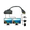 CENGNIAN Dual HDMI Adapter for 2 Monitors, HDMI Splitter 2 in 1 Out