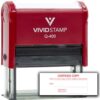 Certified Copy Self-Inking Rubber Stamp | Notary Accessory Rubber Stamps (Red Ink) - Q-400