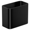 Cesun Small Bathroom Trash Can, 2.8 Gallons, Under Sink Wastebasket, Black