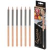 Cezanne Creative Mark Premium Colored Pencils Blush 6 Pack - Highly-Pigmented Drawing Pencils - Coloring Pencils for Drawing, Blending, Coloring, and More