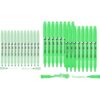 Cgerma Chisel Tip Green Highlighter Bright Colors, Quickly Drying