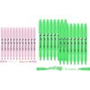 Cgerma Chisel Tip Green Highlighter Bright Colors, Quickly Drying