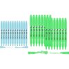 Cgerma Chisel Tip Green Highlighter Bright Colors, Quickly Drying