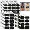 Chalkboard Labels, 244 Pcs Chalk Labels for Glass Jars