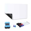 Chalk Board Outdoor Chalkboard Magnetic Whiteboard White Board Dry Wipe (White,A3)