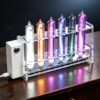 CHANGLKJ Noble Gas Sealed Tubes Set, Rare Gas Tubes, 6pcs(he/ne/ar/kr/xe/n₂), 99.99%‑Pure Sealed Gas and Sturdy Borosilicate Glass Tube, for Physics Display, Teaching, Home Decoration, Party