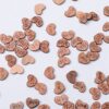 Changor Wooden Love Heart Decoration, 100 Pieces (混款love/mr mrs/Groom