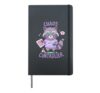 Chaos Controller Raccoon Board Game Night Host Hardcover Journal, Black