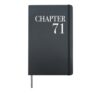 Chapter 71 A New Chapter 71st Birthday Hardcover Journal, Black