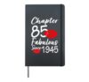 Chapter 85 Fabulous Since 1941 Lips Themed Birthday Hardcover Journal, Black