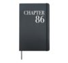 Chapter 86 A New Chapter 86th Birthday Hardcover Journal, Black