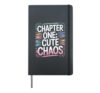 Chapter One: Cute Chaos Hardcover Journal, Black