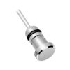 Charging Port Covers, 1Piece Aluminum, Anti Plugs, Silver