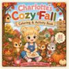 Charlotte's Cozy Fall Coloring & Activity Book: A Cute Autumn Coloring & Activity Book for Kids Ages 3-6 with Woodland Animals, Nature Activities, Search & Find, Pumpkins, Leaves and Fall Fun