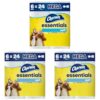 Charmin Essentials Soft Toilet Paper 6 Mega Rolls, 330 sheets per roll (Pack of 3)