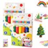 CHDGSJ DIY Bubble Popcorn Drawing Pens,3D Puffy Art Markers Magic Relief Texture Printing Kit,Colorful Creative Magic Pen Set for Kids Adults,Craft Projects Cards Notebooks Surface Artwork，2sets