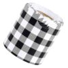 Checkered Scalloped Bulletin Board Border Trim Black White Paper