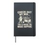 Check Out My Bed This Is Where The Magic Happens Hardcover Journal, Black
