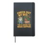 Check Out My Bed This Is Where The Magic Happens Hardcover Journal, Black