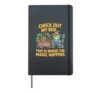 Check Out My Bed This Is Where The Magic Happens Hardcover Journal, Black