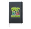Check Out My Bed This Is Where The Magic Happens Hardcover Journal, Black