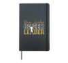 Cheer Cheerleading St Patricks Day One Lucky Cheerleader Hardcover Journal, Black